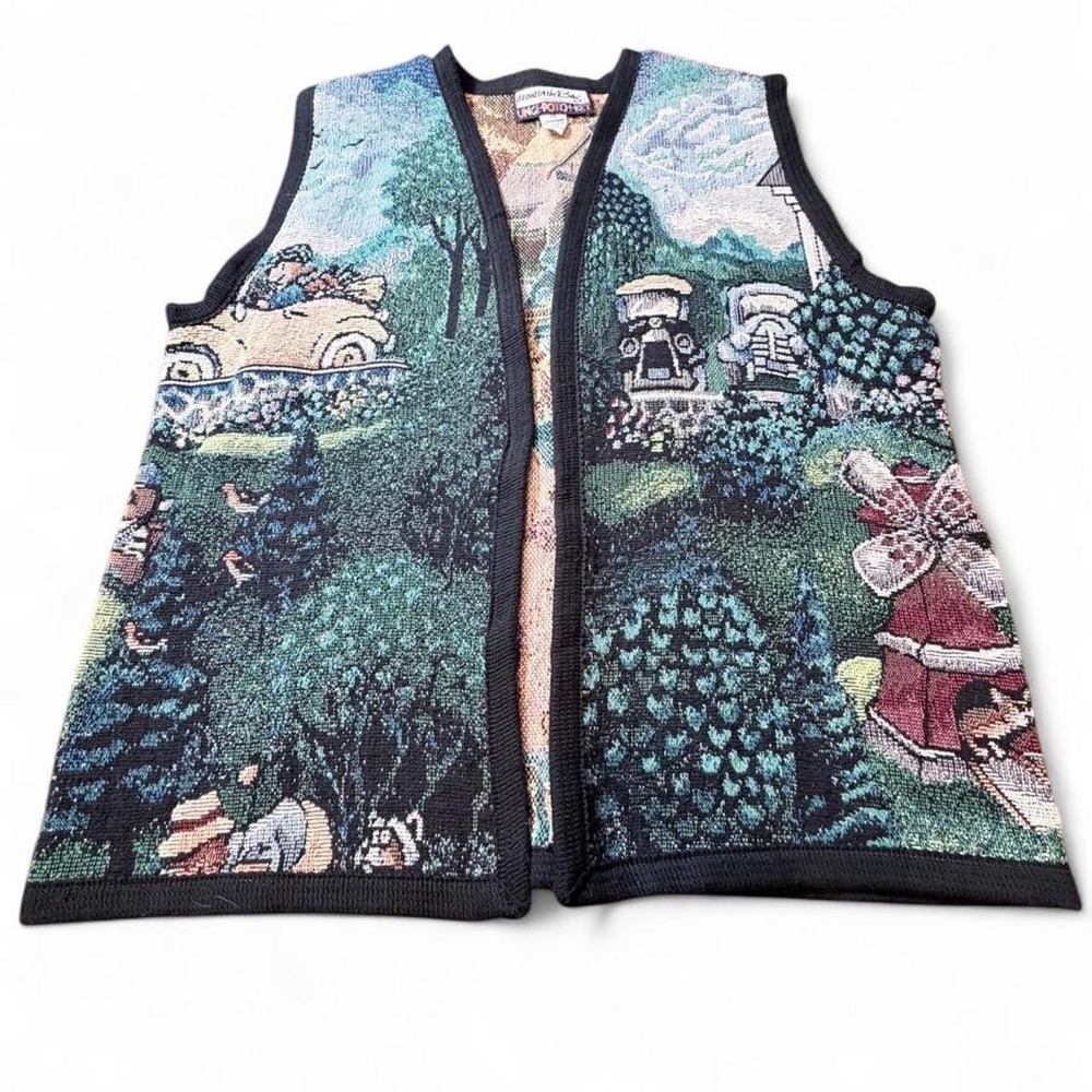 0223 Vintage Tapestry Vest